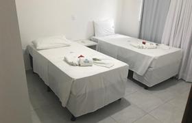 Apartamento Eclipse 2 camas de solteiro do Porto Luar Apart Hotel