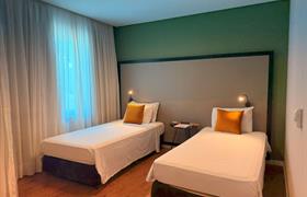 Luxo - 2 Camas de solteiro do Blue Tree Premium Morumbi