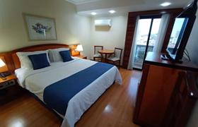 Suíte Luxo do Summit Suítes Hotel Jundiaí