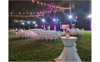 Montaje Boda jardín frente al mar I