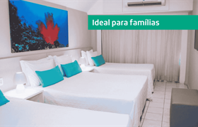 Lateral Mar Família do Hotel Ponta Verde Maceió