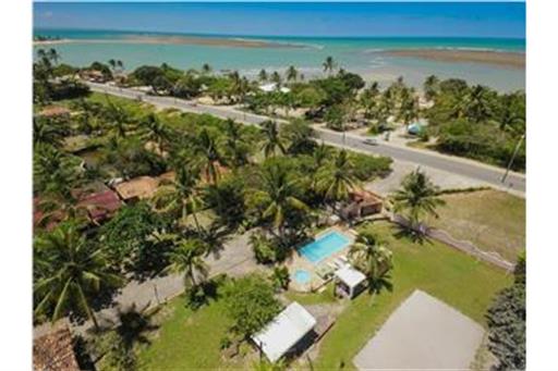 Vista áerea da Pousada