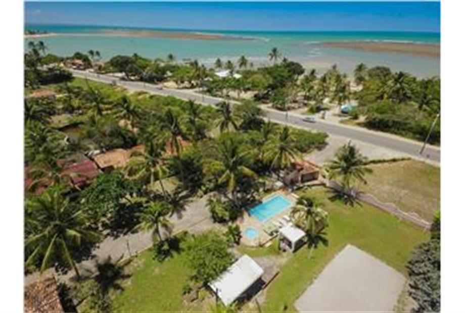 Vista áerea da Pousada