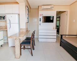 Apto 1 dormitório vista mar