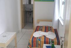 Quarto INDIVIDUAL ECONÔMICO - Ventilador Teto e Tv.