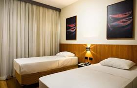Luxo Twin do Slaviero Hotel Londrina Flat