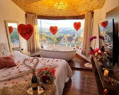 Suítes com Vista Panorâmica e Banheira de Imersão 3