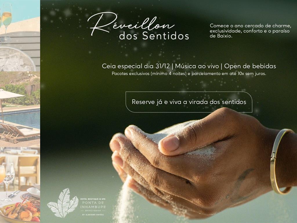 Réveillon dos sentidos no paraíso!