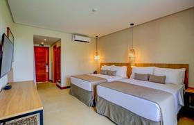 Luxo Premium Vista Jardim Família do Hotel Boutique & Spa Ponta de Inhambupe by Slaviero Hotéis