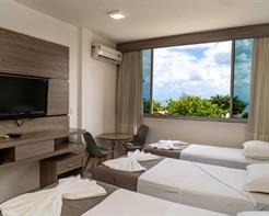 APARTAMENTO TRIPLO  STANDARD COM VISTA BEIRA MAR