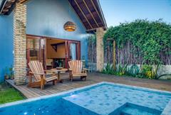 Bangalô Jardins de Bali com piscina privativa