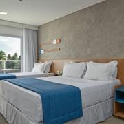 Vista Piscina - 1 cama de casal e 1 de solteiro