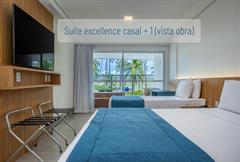 Suíte Excellence Casal +1 - com banheira na varanda (1º andar vista obra)