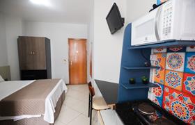 Standard Casal com Mini - cozinha do Manferrari Hotel Contagem
