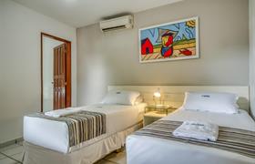 Quarto Duplo do Hotel Pousada Da Sereia