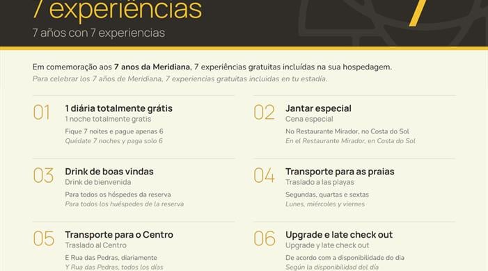 7 Anos com 7 Experiencias Meridiana