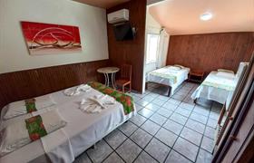 Quarto Quádruplo do Vale Verde Praia Hotel