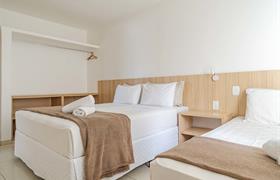 Quarto Triplo do Pousada Areia do Forte