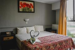 Habitación con cama extragrande.