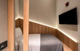 ALA OESTE - Cabina individual - Baño externo de Fast Sleep Suítes by Slaviero Hotéis - Aeroporto