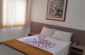 Quarto Standard com Cama de Casal do GB Hoteis Foz