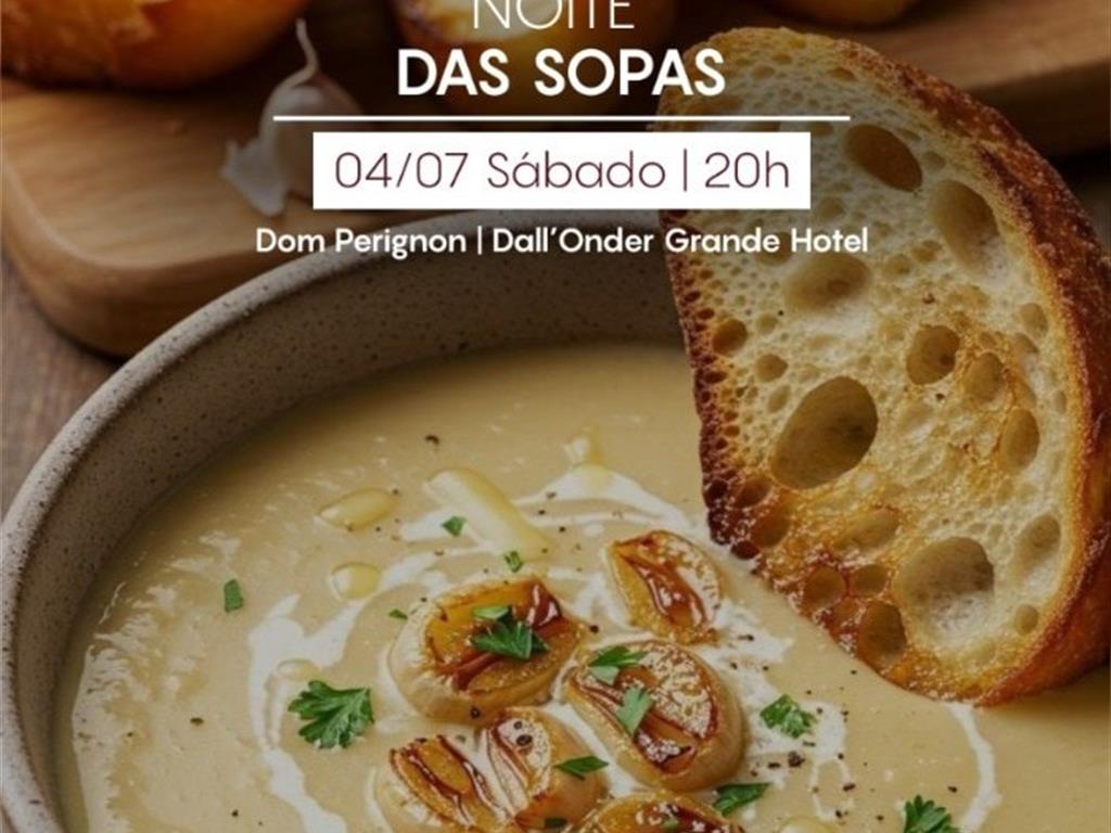 Diária + Jantar Noite das Sopas em 4/7 🍲