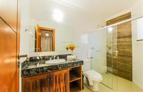 Flat com 2 quartos sala e cozinha do Vila Miola Hotel