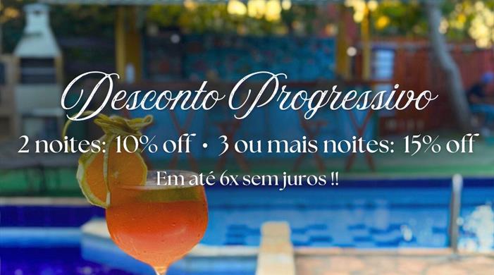 Maio e Junho: DESCONTO PROGRESSIVO