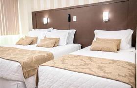Triplo Familia (1 cama de casal + 1 solteiro) do Hotel Cravo e Canela