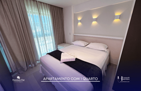 Apartamento com 1 Quarto do Premium Flat Ponta Negra