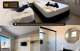 Apartamento Triplo Comfort do Hotel Pousada Colliseu