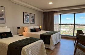 Quarto Triplo Superior do Hotel Flat Afonso Pena by FGibran