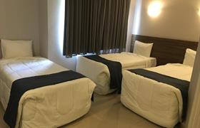 QUARTO TRIPLO SOLTEITO do Hotel Abba Goiana