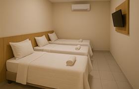 Quarto Triplo do Hotel Solar Paulista