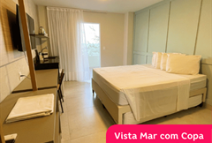 Quarto Quadruplo com Copa Vista Mar