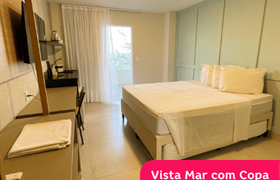 Quarto Quadruplo com Copa Vista Mar do Liiv Mar Natal Ponta Negra
