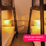 Quarto Quádruplo solteiro