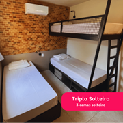 Quarto Triplo Solteiro