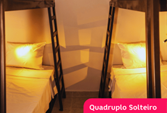 Quarto Quádruplo solteiro
