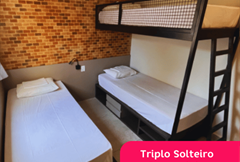 Quarto Triplo Solteiro