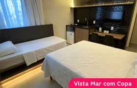Habitación Doble Deluxe con vistas al mar de Liiv Costeira Natal Ponta Negra