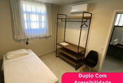 Quarto Duplo - Acesso para Hóspedes com Mobilidade Reduzida