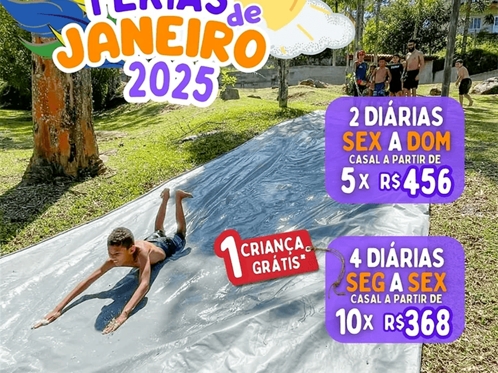 4 DIÁRIAS - FÉRIAS DE JANEIRO 2025