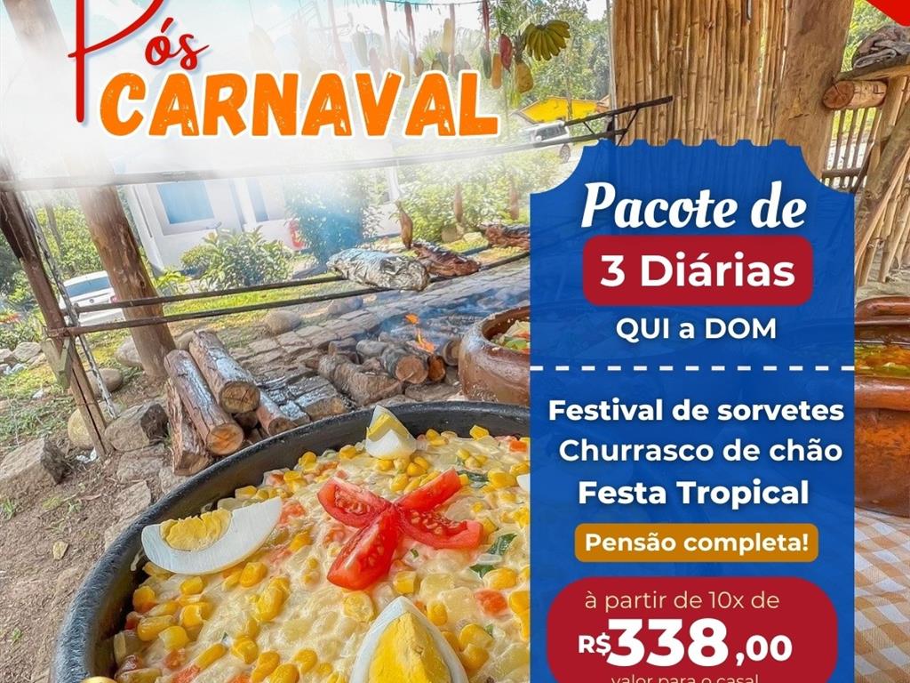 3 DIÁRIAS | PÓS CARNAVAL