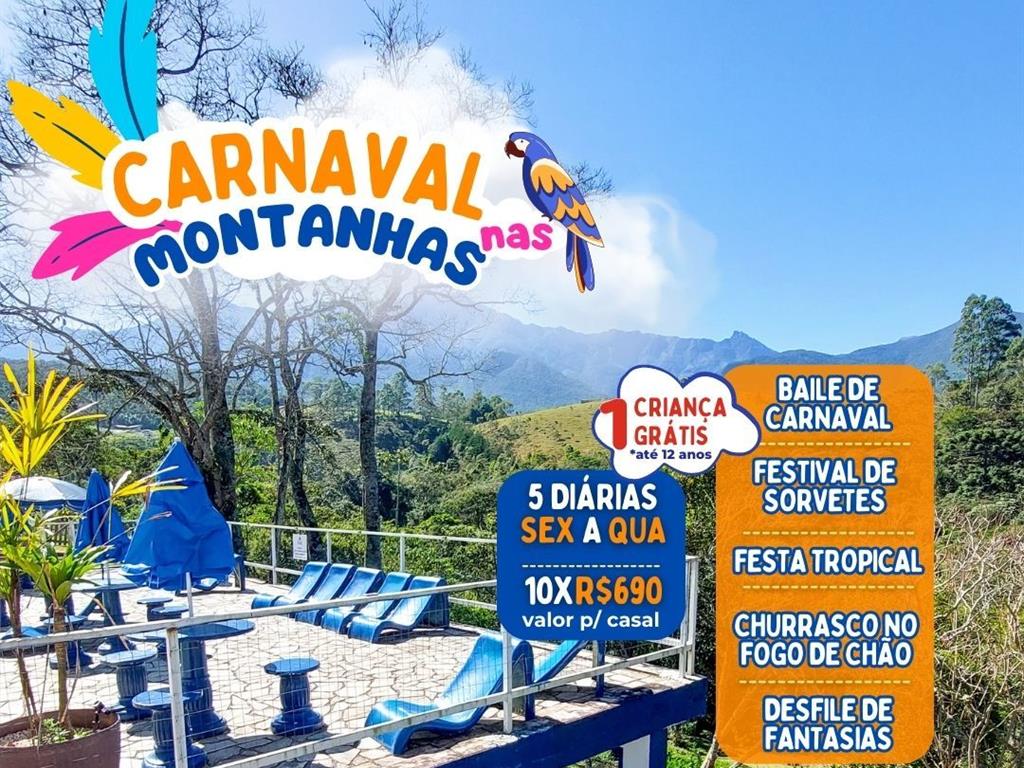 5 DIÁRIAS | CARNAVAL NAS MONTANHAS