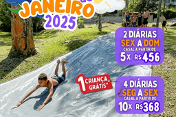 4 DIÁRIAS - FÉRIAS DE JANEIRO 2025