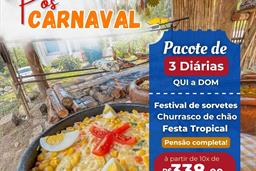 3 DIÁRIAS | PÓS CARNAVAL