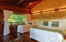 Chalé Standard Triplo do Eco Luar Boutique Hotel