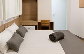 Quarto Duplo Casal do Hotel Solar Bela Vista