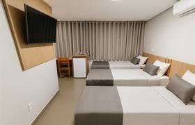Quarto Triplo Solteiro do Hotel Solar Bela Vista